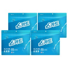 Scott All-in-One 馬桶清潔刷補充包 花束香, Bouquet, 4袋