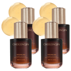 Chogongjin 初拱辰 瑛顏黑蔘緊緻護膚精油 30ml 4瓶 深層滋養 緊緻彈潤