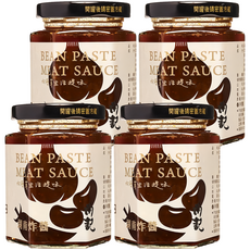 向記 湖南炸醬, 台灣頂級香草豬搭配自然發酵豆瓣醬, 微甜微鹹 香氣十足, 180g, 4罐