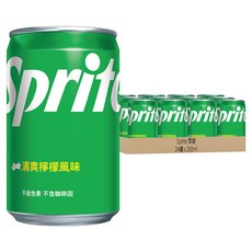 Sprite 雪碧 迷你罐 原味, 200ml, 24罐