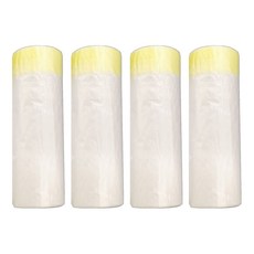 優利潔拉繩清潔袋 大 白色 30L 平底抽取式垃圾袋, 1入, 4捲