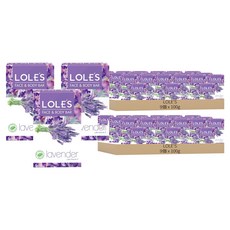 LOLE'S 草本護膚潔顏皂 薰衣草, 100g, 18個