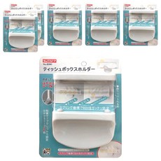 SJIAYP 伸縮紙巾架 9.2 x 5.5cm, 白色, 6個