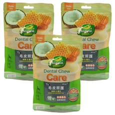 happi skippi 無穀潔牙骨 s, 蜂蜜 + 椰子, 150g, 3包