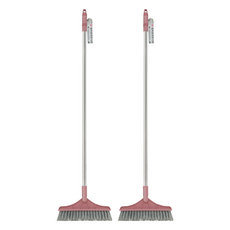 巧巧 牆角強效除污刷 23.5 x 110 x 4.5cm, 粉色 + 銀色, 2個