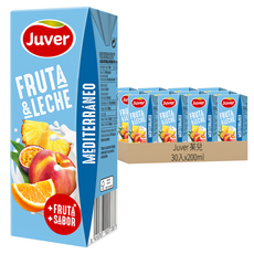 Juver 茱兒 綜合水果牛奶, 200ml, 30入