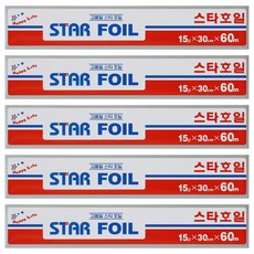 Star Foil 鋁箔 30cm x 60m, 5個