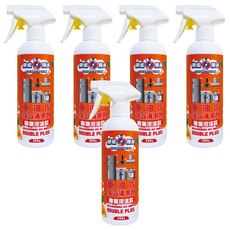 CLEAN CAPTAIN 除垢隊長 重油垢強效清潔劑 專業泡沫款 DOUBLE PLUS, 500g, 5瓶