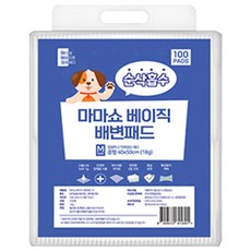 Mamashow 基本款寵物尿布墊 M號 無香 含排便誘導劑, 100件, 1個