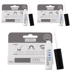 Royel 假睫毛膠水, 透明白色, 3個