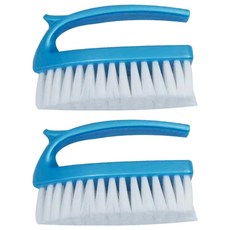 TOWA 東和產業 EL洗衣刷, 適用於衣領、袖口、襪子局部清洗，帶有硬質聚酯刷毛, 106122, 2個