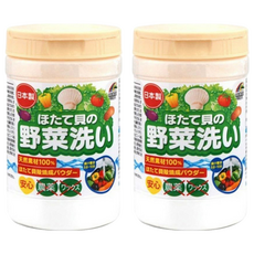 UnIMAT RIKEn 蔬果清潔貝殼粉, 天然素材100%, 日本產, 100g, 2罐