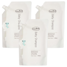 Baan 貝恩 嬰兒洗髮精補充包 溫和配方 不含PEG和SLS, 350ml, 3包