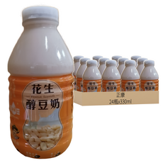 Jacksoy 花生醇豆奶, 330ml, 24瓶