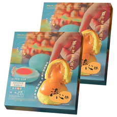 三統漢菓子 流心酥鹹蛋黃鳳梨口味, 超香濃內餡，酸甜土鳳梨餡,綿密蛋黃流心, 15入/盒, 975g, 2盒