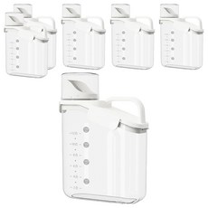 小麥購物 食品級手提密封罐 L2277 米灰色 2L, 6個