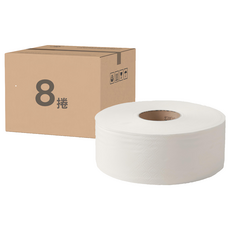Tamsaa 2層大捲筒衛生紙 8捲, 300m, 1盒
