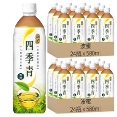 波蜜 初茗 四季青茶, 580ml, 48瓶