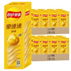 Lay's 樂事 洋芋片 經典原味, 60g, 30盒