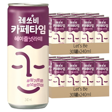 Let's Be 榛果拿鐵咖啡 Set, 240ml, 60罐