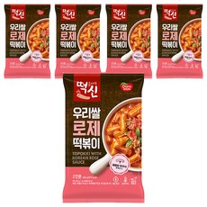 Dongwon 東遠 粉紅醬辣炒年糕 韓國道地風味 Q彈夠味, 5包, 360g