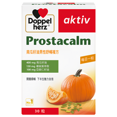 Doppel herz 德之寶 南瓜籽油舒暢複方, 30顆, 1盒