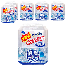 獅子化學 AQUAREFRE 大型除臭晶球 320g, 6盒