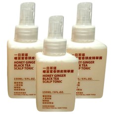 TEAORY 一日茶道 頭皮精華露 暖薑蜜香, 3個, 150ml