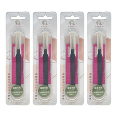 Sunland HAJIME 不鏽鋼粉刺夾 彎頭型, MUAC005, 4支