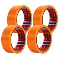 iQIHAN 高黏度強力布膠帶, 深橙色, 4入