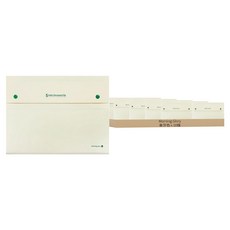 morning glory 5格風琴文件夾 3200, 象牙色, 10個