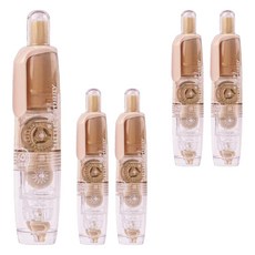 長立文具 360度旋轉按壓修正帶, 杏色, 5個