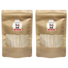 港媽私房手作 無鹽蔬果1mm麵條 紫山藥口味 天然食材 無添加 適合十個月以上寶寶, 200g, 2包