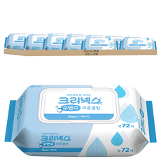 Kleenex Cotton Clean 基本款濕紙巾 掀蓋式, 1入, 10包