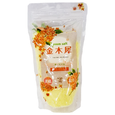 SHIMURA 硫酸鎂浴鹽 金木犀花香 300g 日本製造 舒緩放鬆 改善膚質, 1包