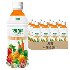 波蜜 輕飲果菜汁飲料, 24個, 350ml