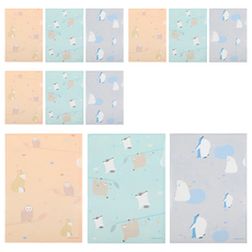 KOKUYO 國譽 mofumofu L型文件夾 A4 3個, 4組, WSG-FU5M710