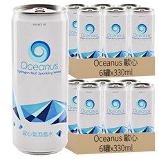 Oceanus 歐心 氣泡氫水, 330ml, 12罐