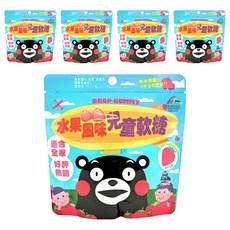 UNIMAT RIKEN 兒童軟糖, 草莓風味, 90g, 5包