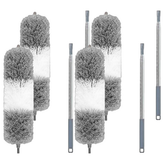 葉子小舖 加長伸縮桿除塵撢, 單一, 4支