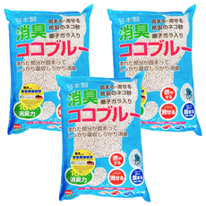 FUJIURA 藤浦 椰殼活性碳紙砂藍, 14L, 3包, 無香