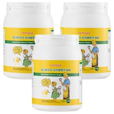 Tamsaa 洗碗粉 洗碗機專用, 1kg, 3罐