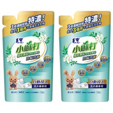 毛寶 小蘇打植萃香氛洗衣液體皂 防蟎抗菌 自動投入洗衣機專用, 2包, 700g