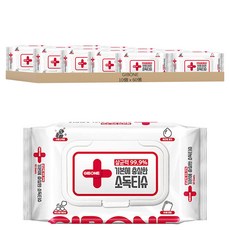 GIBONE 忠於基本消毒濕紙巾 掀蓋型, 10個, 60張