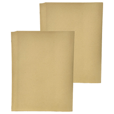 mbs 萬事捷 膠裝夾 A4 8mm 10個, 米黃色, 2袋