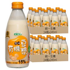 統一生機 原味豆漿, 245ml, 48瓶