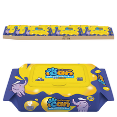 Bebesup ICAN 幼兒溼巾, 65g, 42張, 9包