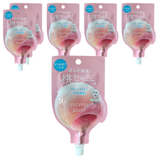 BCL momopuri 彈潤蜜桃面膜 亮澤撕除面膜 20ml 6包, 改善粗糙暗沉, 撕除老廢角質