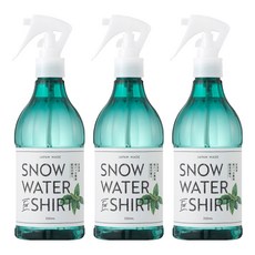 DAILY AROMA JAPAN snow water衣物涼感消臭噴霧 北海道薄荷, 350ml, 3瓶