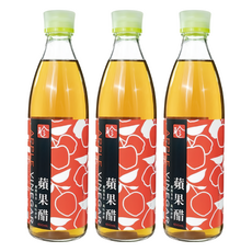 百家珍 蘋果醋，清爽酸甜，有助於維持消化順暢, 600ml, 3瓶
